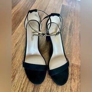Dream Pairs Black Ankle Strap Heels